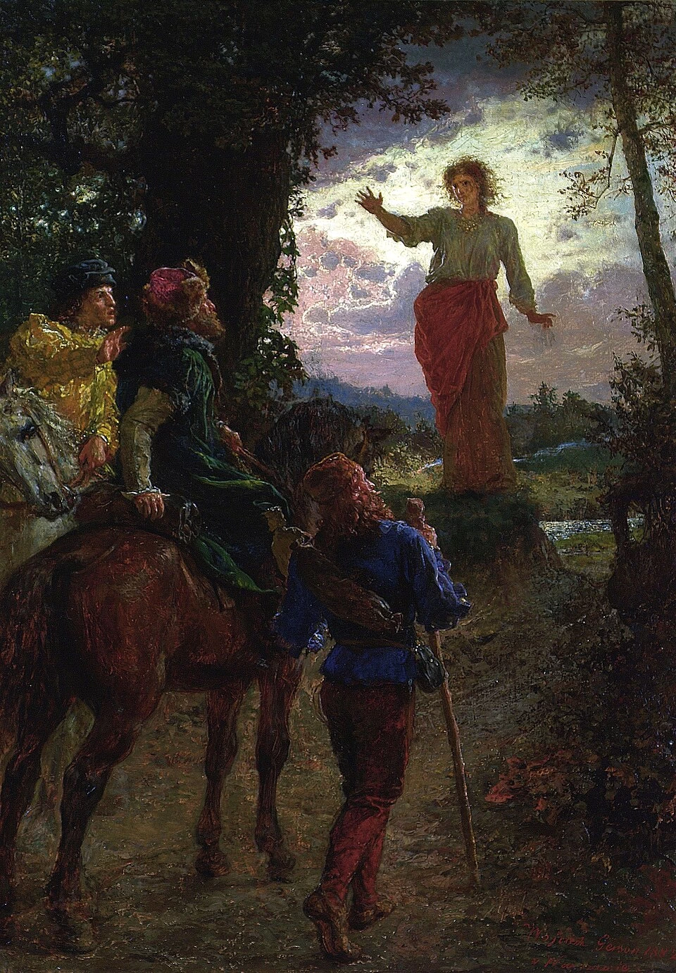 Veit Stoss in viaggio verso Norimberga - Museo Nazionale di Varsavia